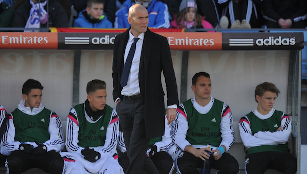 Zizou has left him in the bench for many of Castilla's games